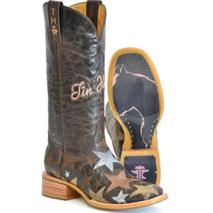 Tin Haul Women's Hollywood Stars 13In Top Cowgirl Boot 14-021-0007-1502