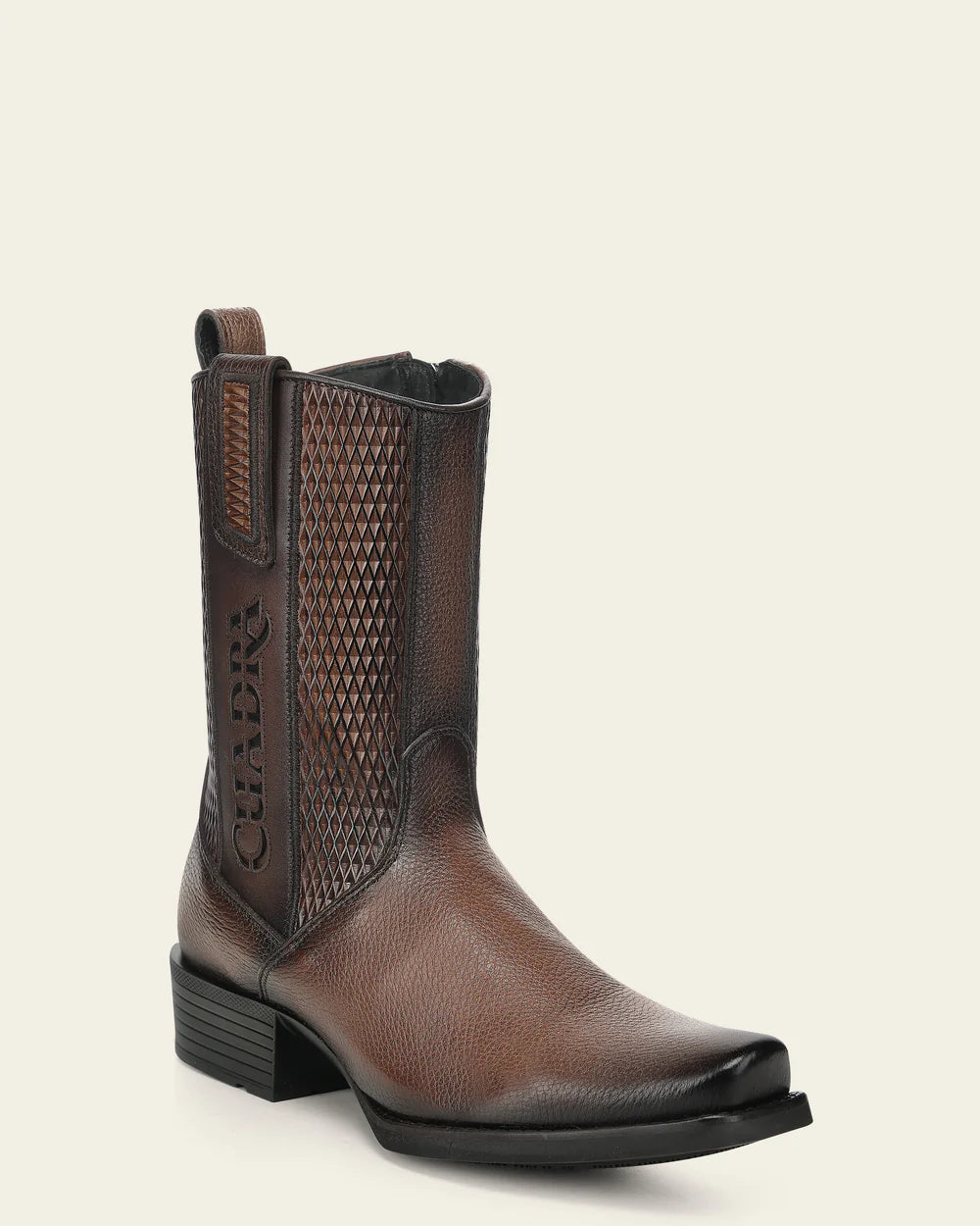Cuadra Urban Honey Boot In Genuine Italian Deer Leather For Men-CC298