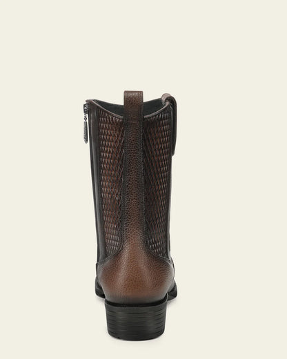 Cuadra Urban Honey Boot In Genuine Italian Deer Leather For Men-CC298