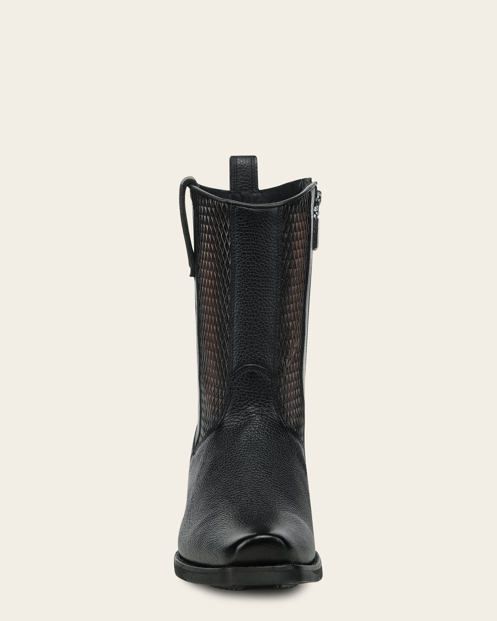 Men's Urban Boot In Genuine Italian Deer Black And Bovine Leather-CC297