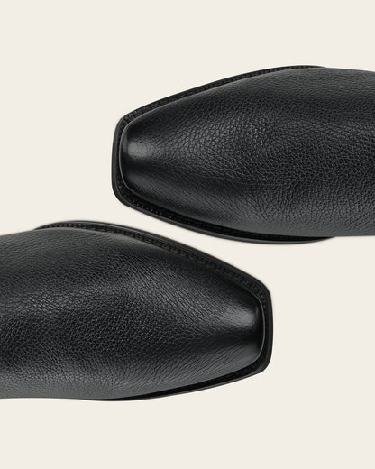 Men's Urban Boot In Genuine Italian Deer Black And Bovine Leather-CC297