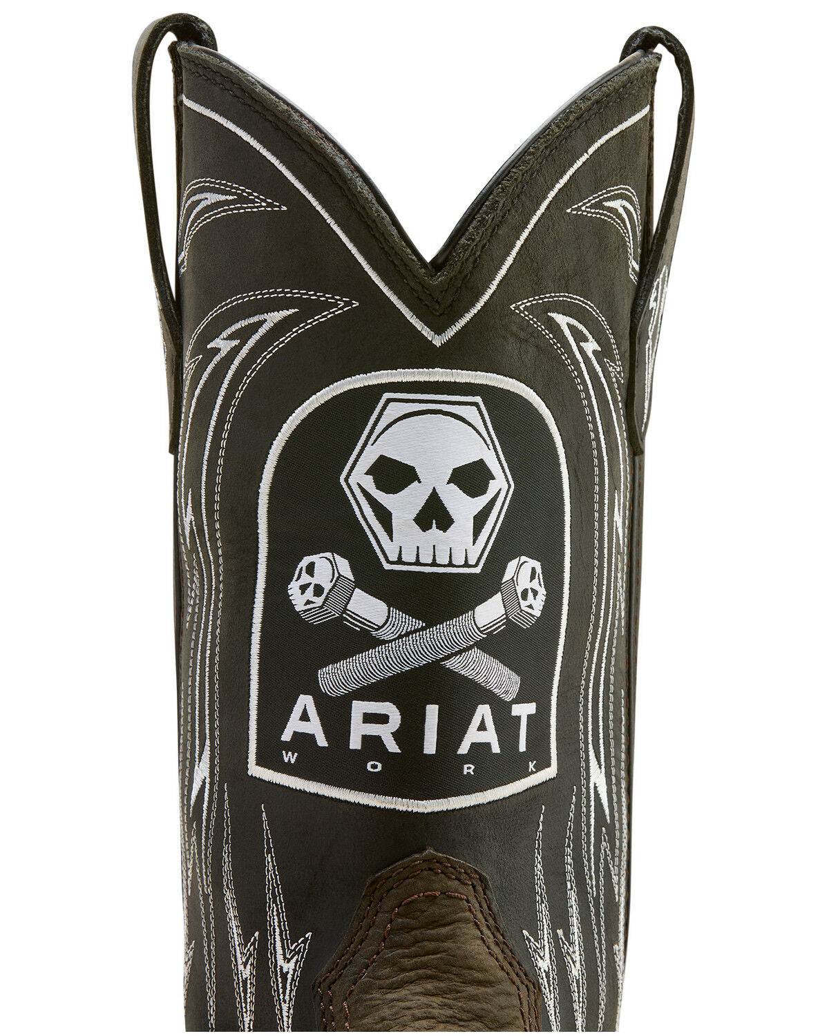 Ariat Men's WorkHog® XT Bolt Skull Waterproof Carbon Toe Work Boots 10074207