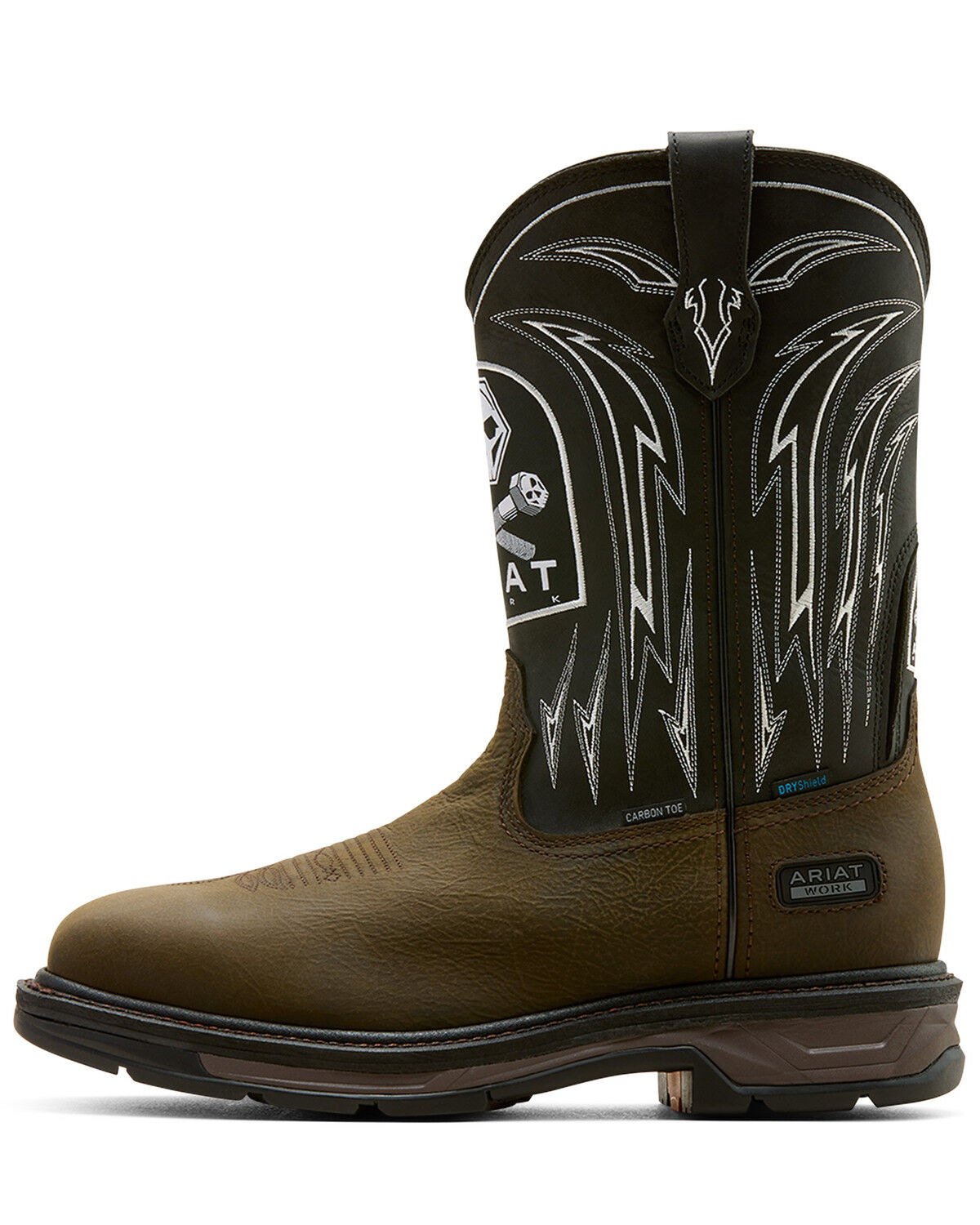 Ariat Men's WorkHog® XT Bolt Skull Waterproof Carbon Toe Work Boots 10074207
