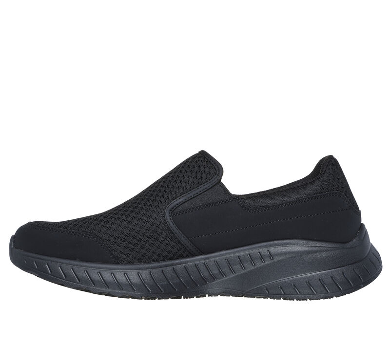 SKECHERS MEN'S Work Relaxed Fit: Squad Chaos SR - Urgran 200273 BLK