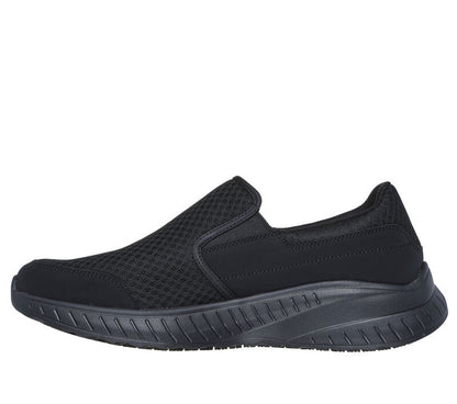 SKECHERS MEN'S Work Relaxed Fit: Squad Chaos SR - Urgran 200273 BLK