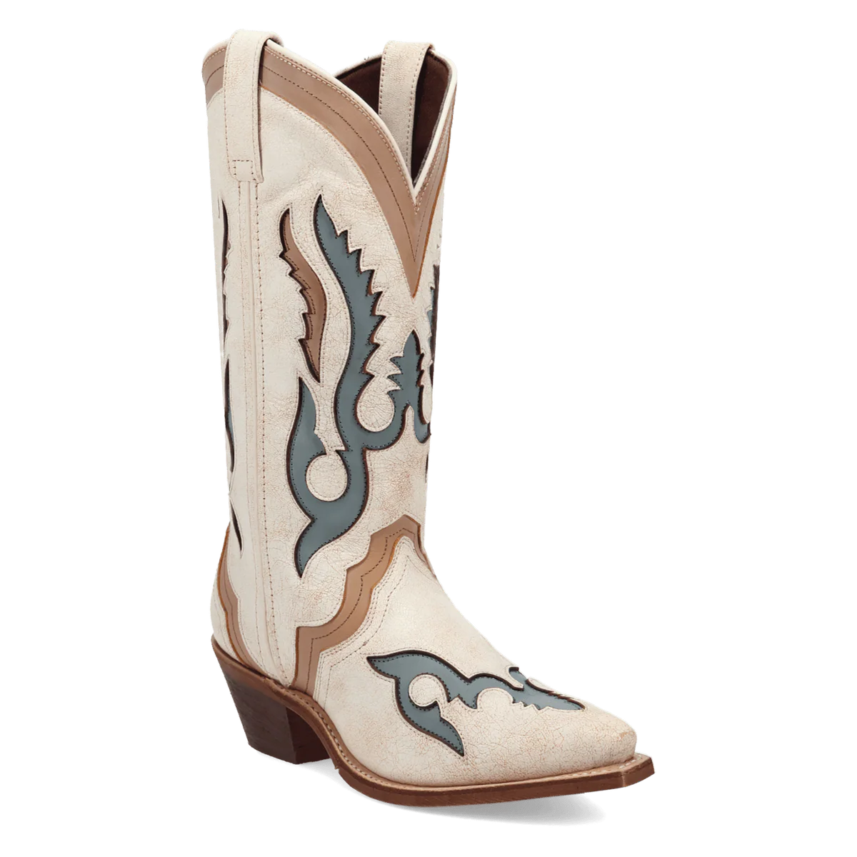 Ladies Laredo Off White Honky-tonk halo Boots 20083
