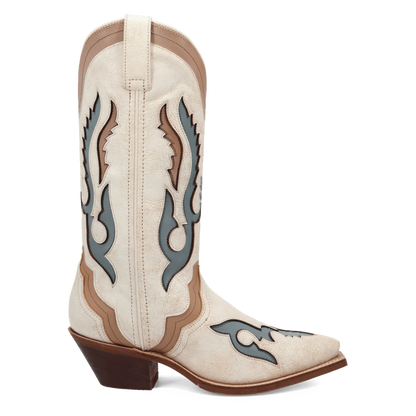 Ladies Laredo Off White Honky-tonk halo Boots 20083