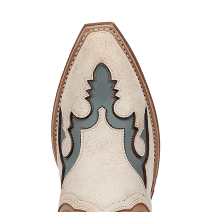 Ladies Laredo Off White Honky-tonk halo Boots 20083