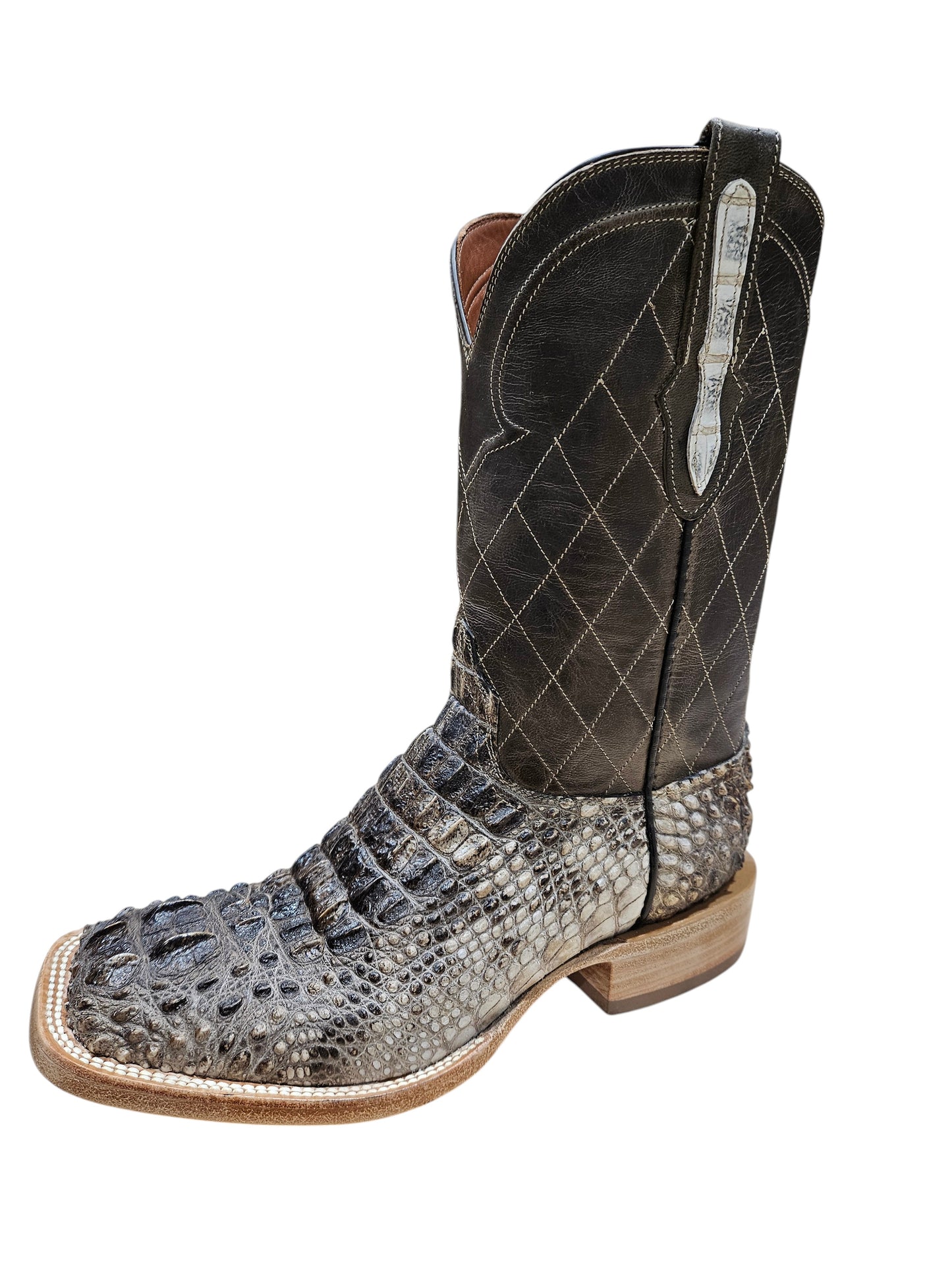 MEN'S BLACK JACK NT1650-96 NATURAL HORNBACK ALLIGATOR