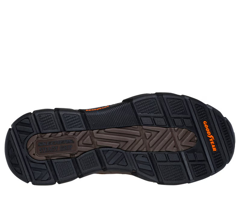 Men's Skechers Slip-ins: Respected - Garville RED/BROWN  205201 RDBR