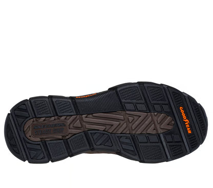 Men's Skechers Slip-ins: Respected - Garville RED/BROWN  205201 RDBR