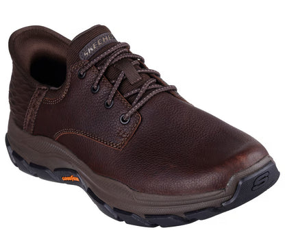 Men's Skechers Slip-ins: Respected - Garville RED/BROWN  205201 RDBR