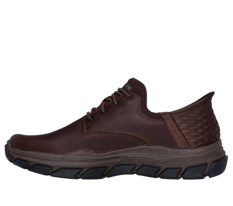 Men's Skechers Slip-ins: Respected - Garville RED/BROWN  205201 RDBR
