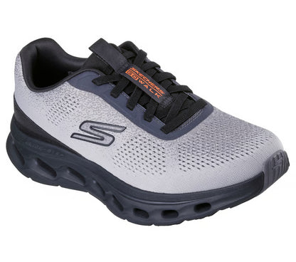 Men's Skecher GO WALK Glide-Step 2.0 GREY/BLACK 217020-GYBK