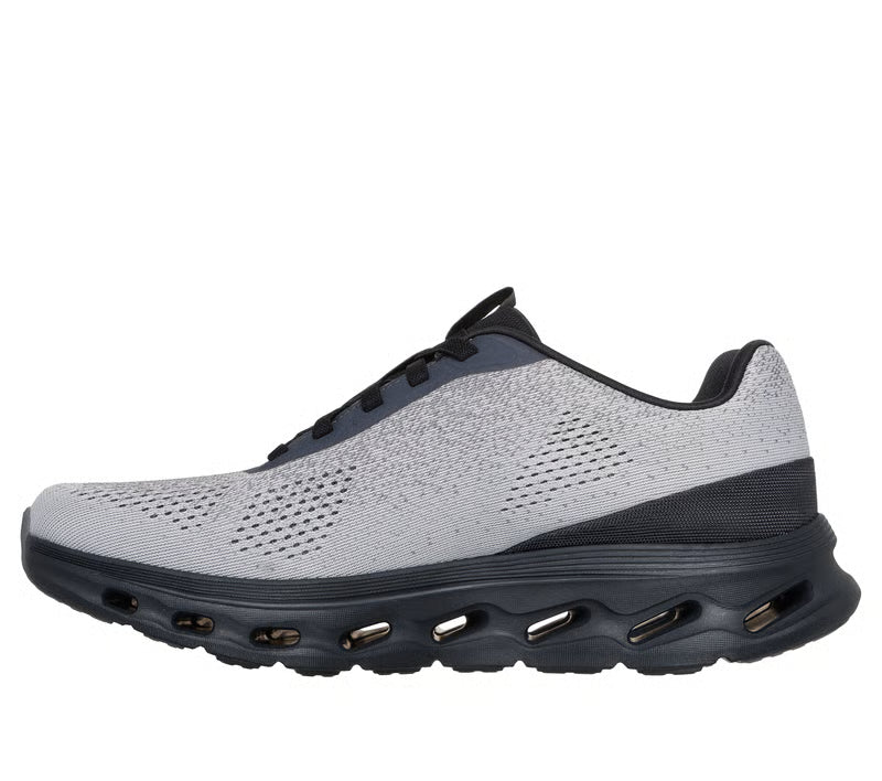 Men's Skecher GO WALK Glide-Step 2.0 GREY/BLACK 217020-GYBK