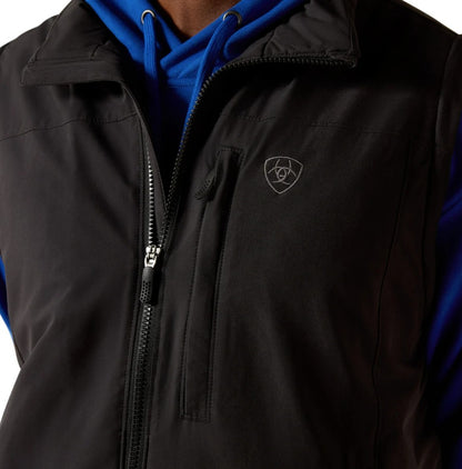 Ariat Men's Pioneer Stretchshell Black Vest 10062511