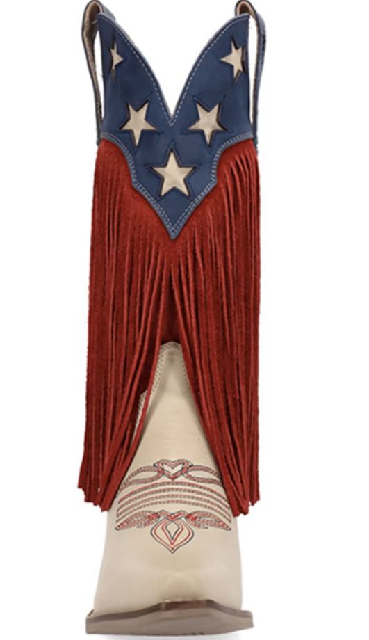 Dingo Women's Wild N' Free Fringe Western Boots - Snip Toe DI2476-MU