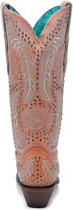 CORRAL LADIE'S EMBROIDERY & STUDS  WESTERN BOOT- A4709