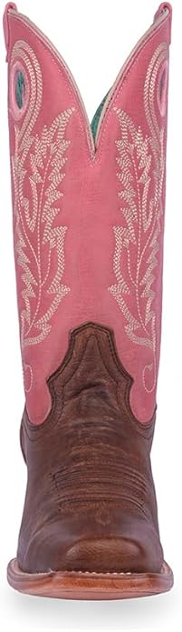 CORRAL LADIE'S BROWN/PINK WESTERN BOOT- A4459