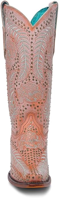 CORRAL LADIE'S EMBROIDERY & STUDS  WESTERN BOOT- A4709