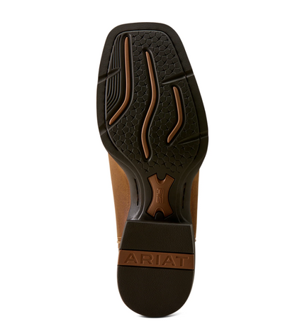 Ariat Men's Sport Colter Sorrel Crunch Wide Square Toe Western Boot 10080268