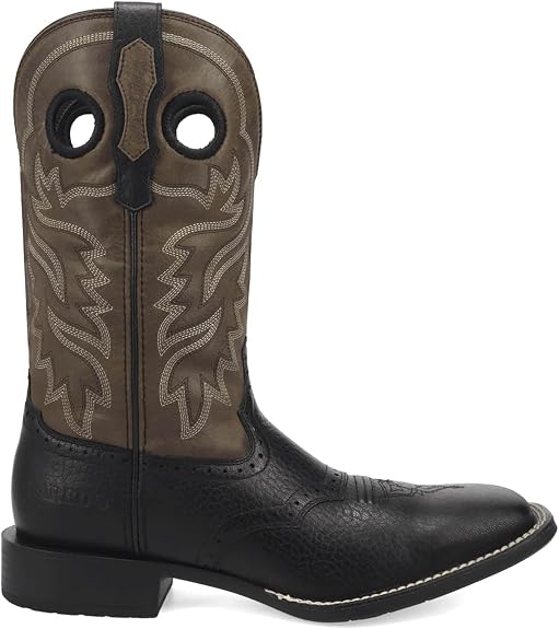 MEN'S LAREDO BURNHAM BLACK WESTERN BOOTS 8064