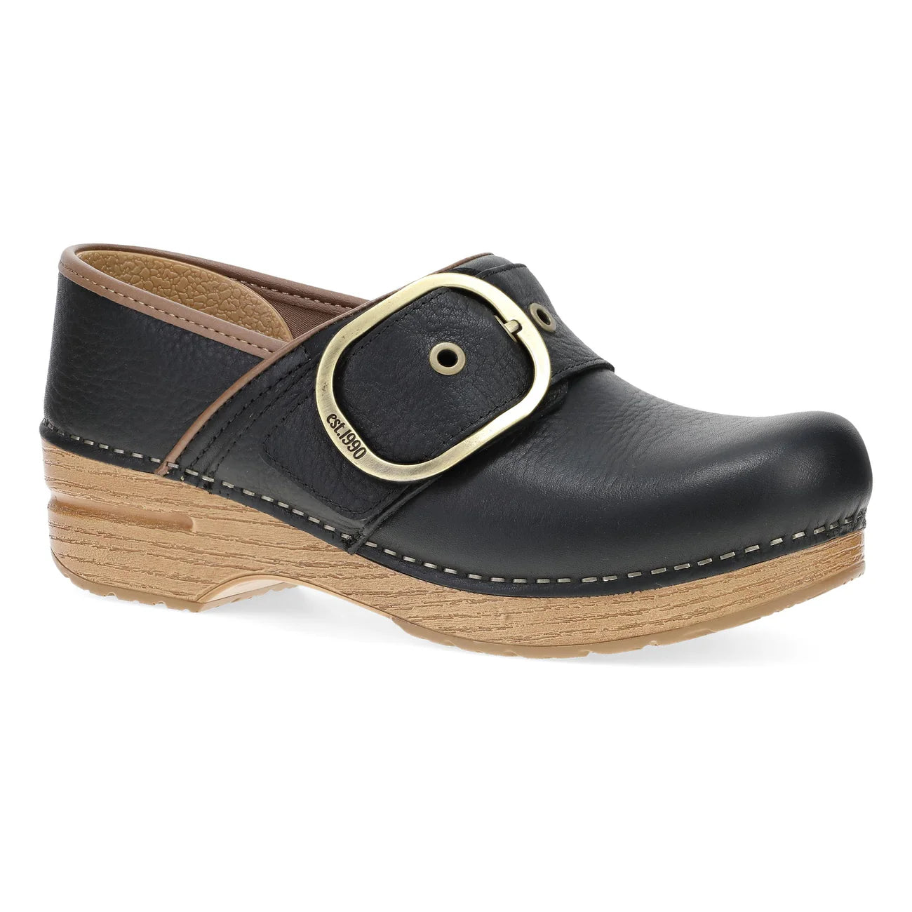 Women's Dansko Pearson Tumbled Black 616026112/Pearson Waxy Milled Brown 616786112