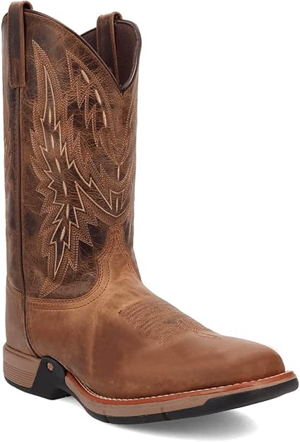 Laredo Vapor - Men's Tan/Brown Leather Cowboy Boots 8208