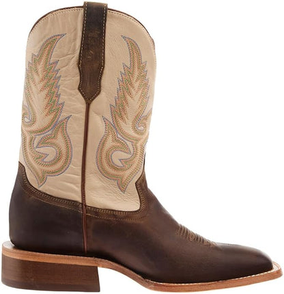 Men's R. Watson Ivory Cowhide / Mad Brown Goat Boot WR0006-2