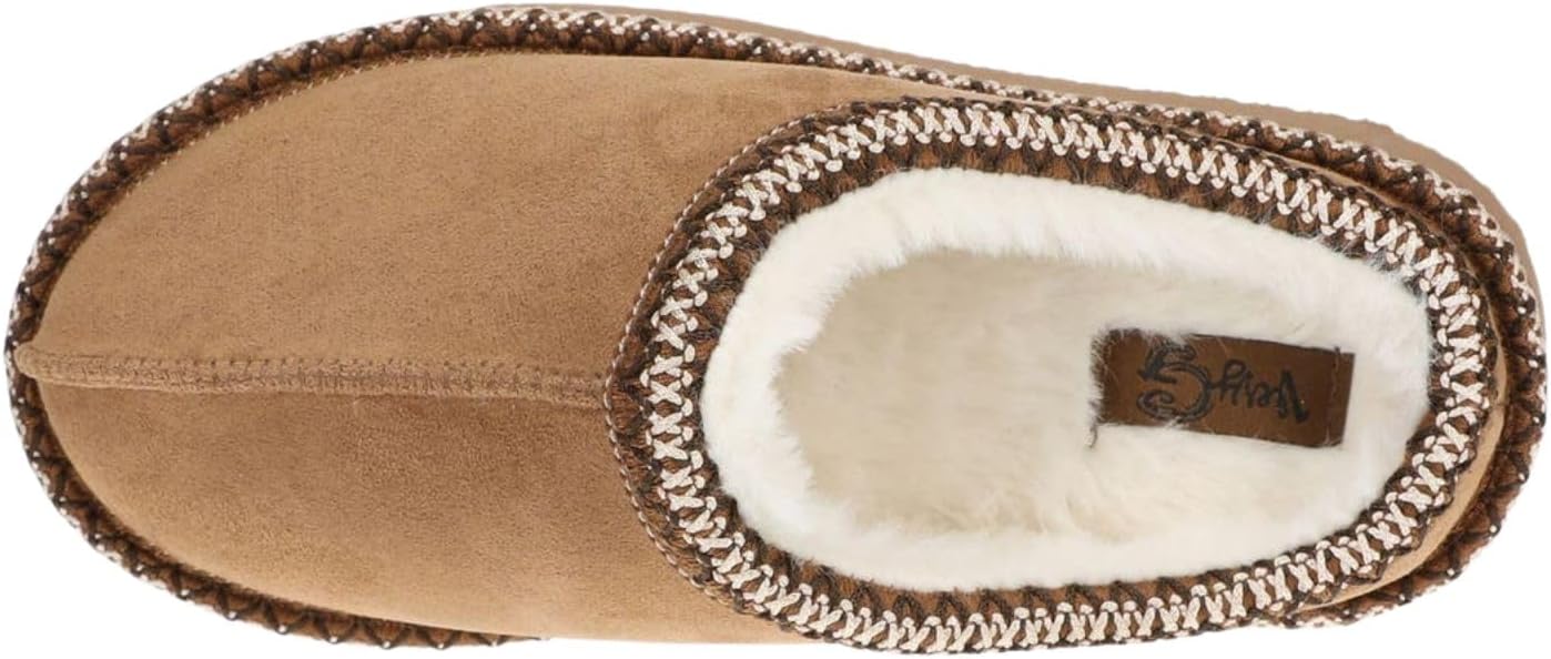 Very G Women's CHRISTY TAN Slip On Platform Slipper Mule