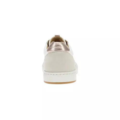 Women's Dansko White & Rose Gold Josey Sneakers 10102000396