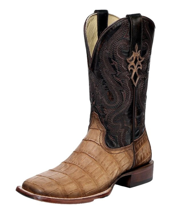Corral Men's Cognac Alligator Cowboy Boots A4934