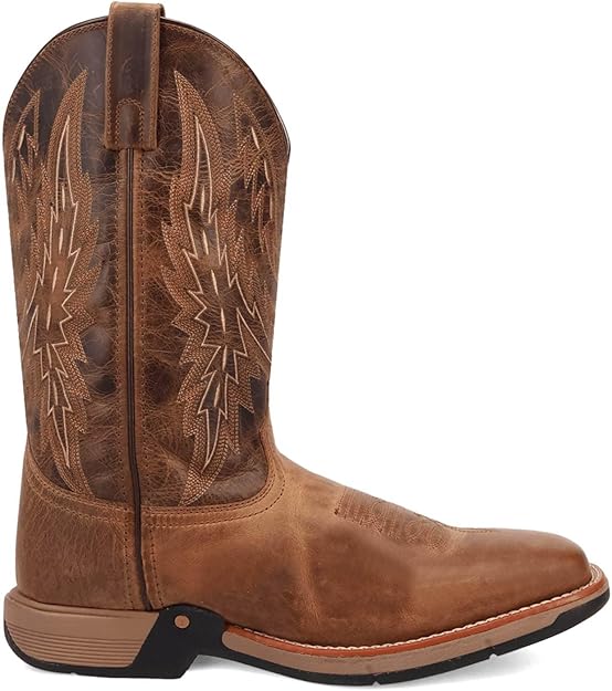 Laredo Vapor - Men's Tan/Brown Leather Cowboy Boots 8208