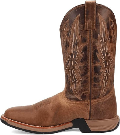Laredo Vapor - Men's Tan/Brown Leather Cowboy Boots 8208