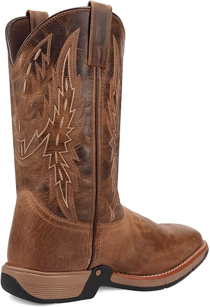 Laredo Vapor - Men's Tan/Brown Leather Cowboy Boots 8208