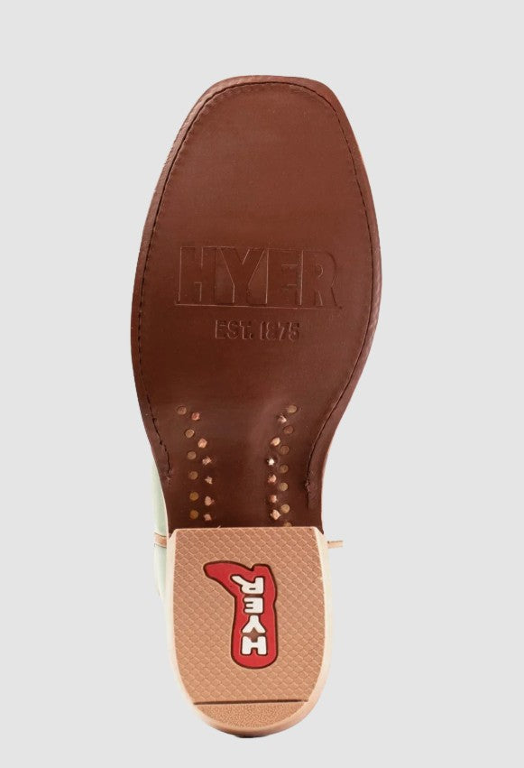 HYER Ladies Leawood Robins Egg Blue Leather Western Boot HW42010