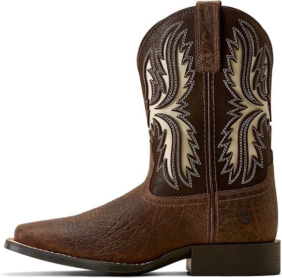 Ariat Kids Driftwood Wide Square Toe Western Boots 10080273