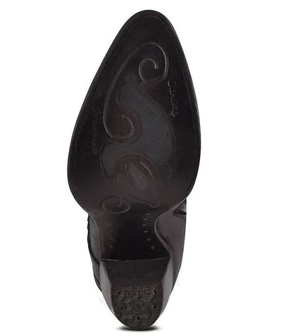 Cuadra Ladies Stingray Crystalized Black Western Booties CU618
