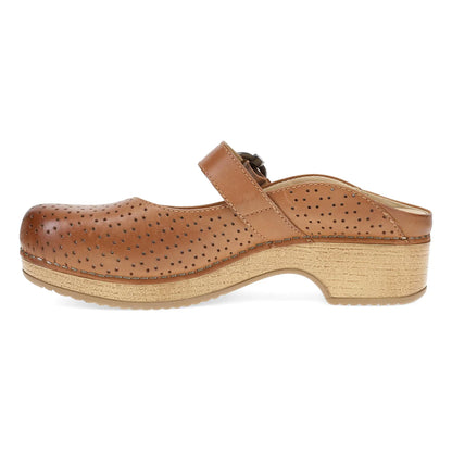 DANSKO WOMENS BLAIRE CLOG TAN-9443641400