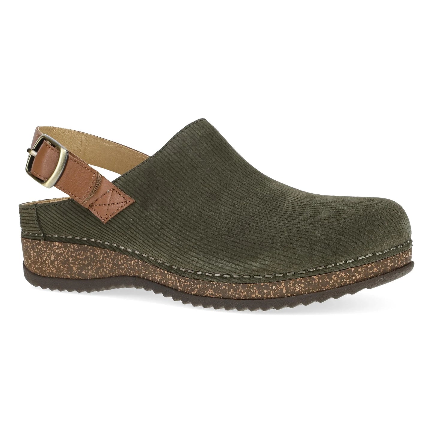 9605-825300  WOMEN'S DANSKO MERRIN OLIVE EMBOSSED SUEDE