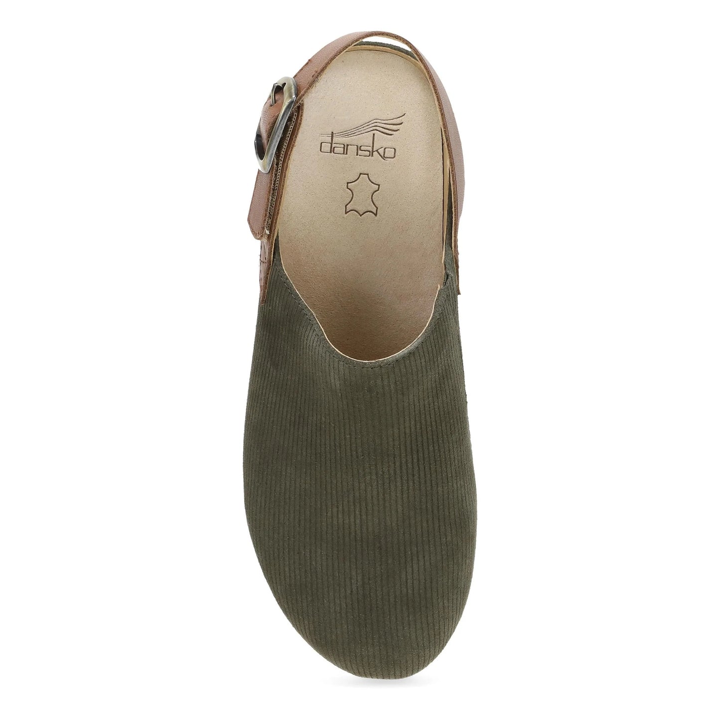 9605-825300  WOMEN'S DANSKO MERRIN OLIVE EMBOSSED SUEDE