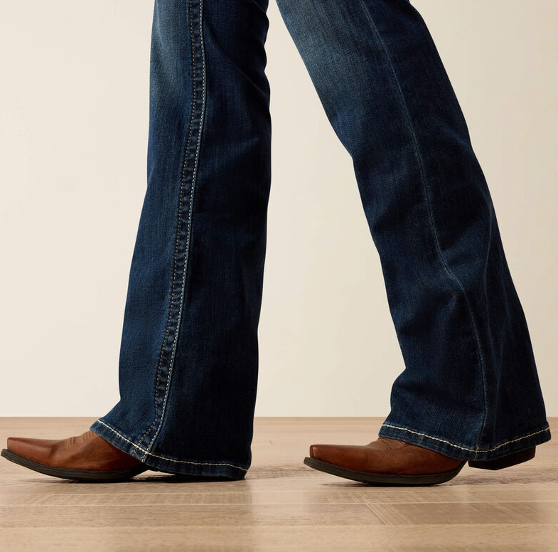 Ariat Ladies Mid Rise Entwined Festival Boot Cut Jeans 10025286