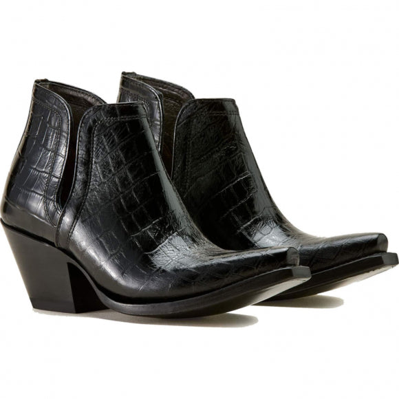 Ariat Women's Dixon Lux Caviar Croc  Western Boot 10063987