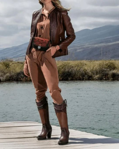 Cuadra Womens Genuine Bovine Leather Western Boots - CU583