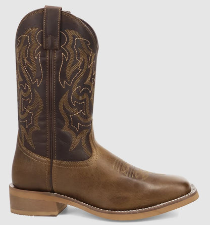 Laredo Men's Chisholm Embroidered Chocolate Brown Western Boot 8045