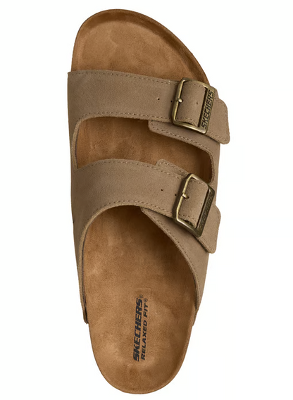Skechers Men's Relaxed Fit: Aidan - Leelan Slides 205296 DKTP