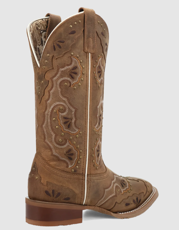 Laredo Ladies Lottie Sand Brown Leather Western Boot 2020