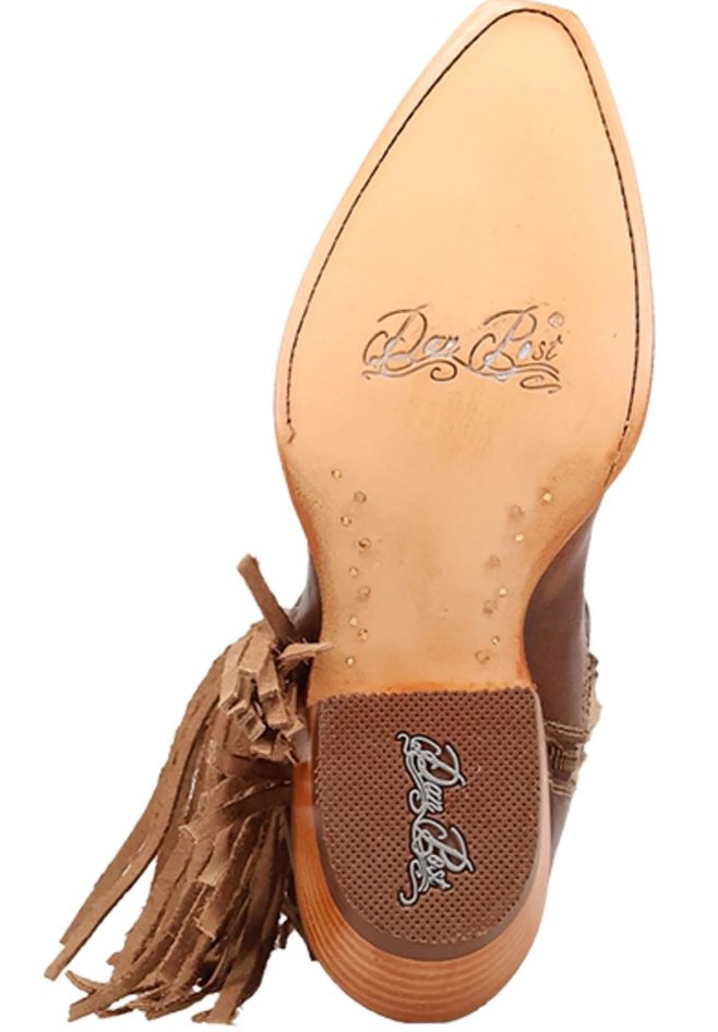 Dan Post Women's Dayla Fringe Tall Western Boot - Snip Toe - DP7059