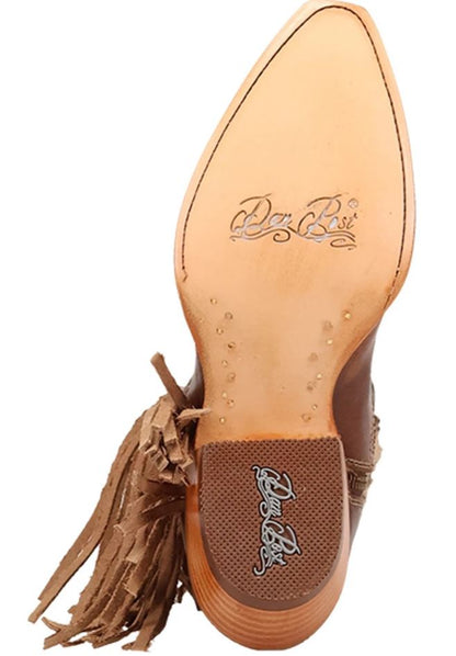 Dan Post Women's Dayla Fringe Tall Western Boot - Snip Toe - DP7059