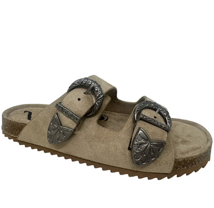 Very G Women's Skye Buckle Sandals Taupe